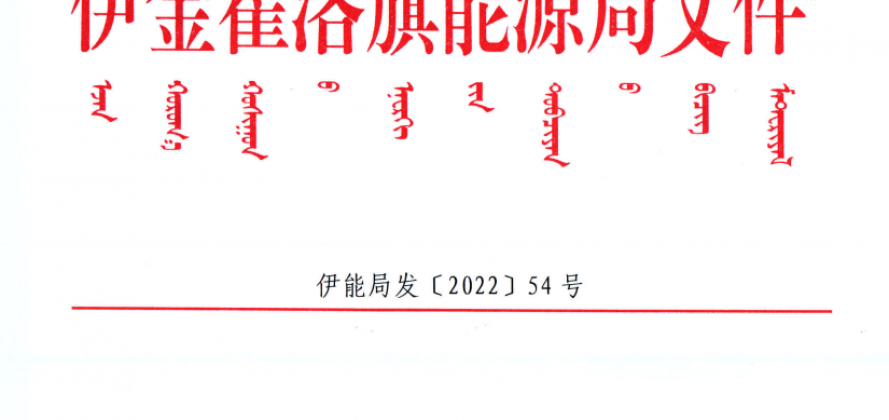 伊金霍洛旗能源局關(guān)于對(duì)煤礦上級(jí)公司進(jìn)行檢查指導(dǎo)的通知（伊能局發(fā)【2022】54號(hào)）